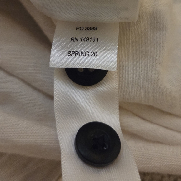 Topo Designs × Fat Tire Beer Men's Large Long Sleeve Button Cotton Shirt White - Picture 9 of 9